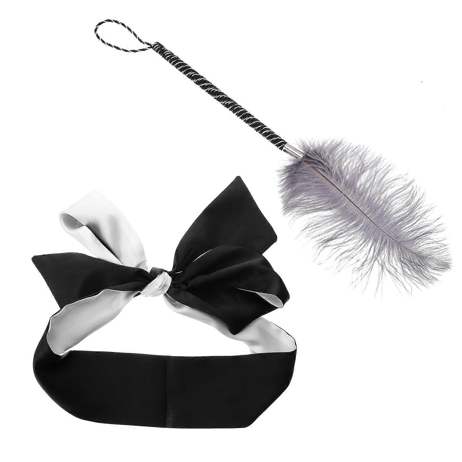 Couple Blindfold Eye Mask for Flirting Game Play 2Pcs Set
