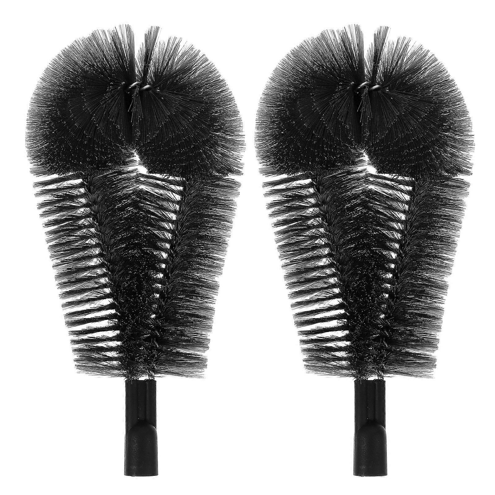 2PCS Gutter Cleaning Brush Head Roof Gutter Dust Removal Tool Multi-Functional Cleaning Brush for Home and Commercial Use