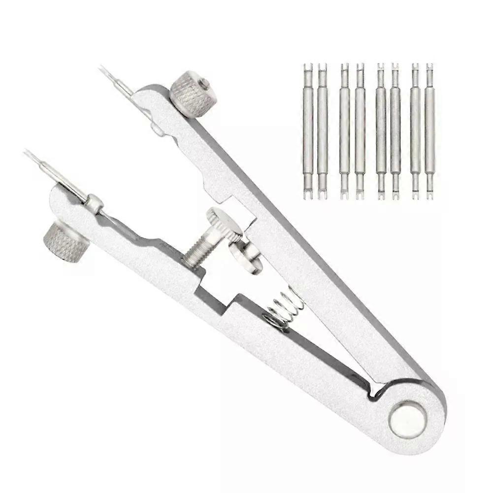 For Watch Maintenance Tweezers For Adjustment Spring Bar Tool Adjustable Watch Plier Kit Clock Strap Replacement
