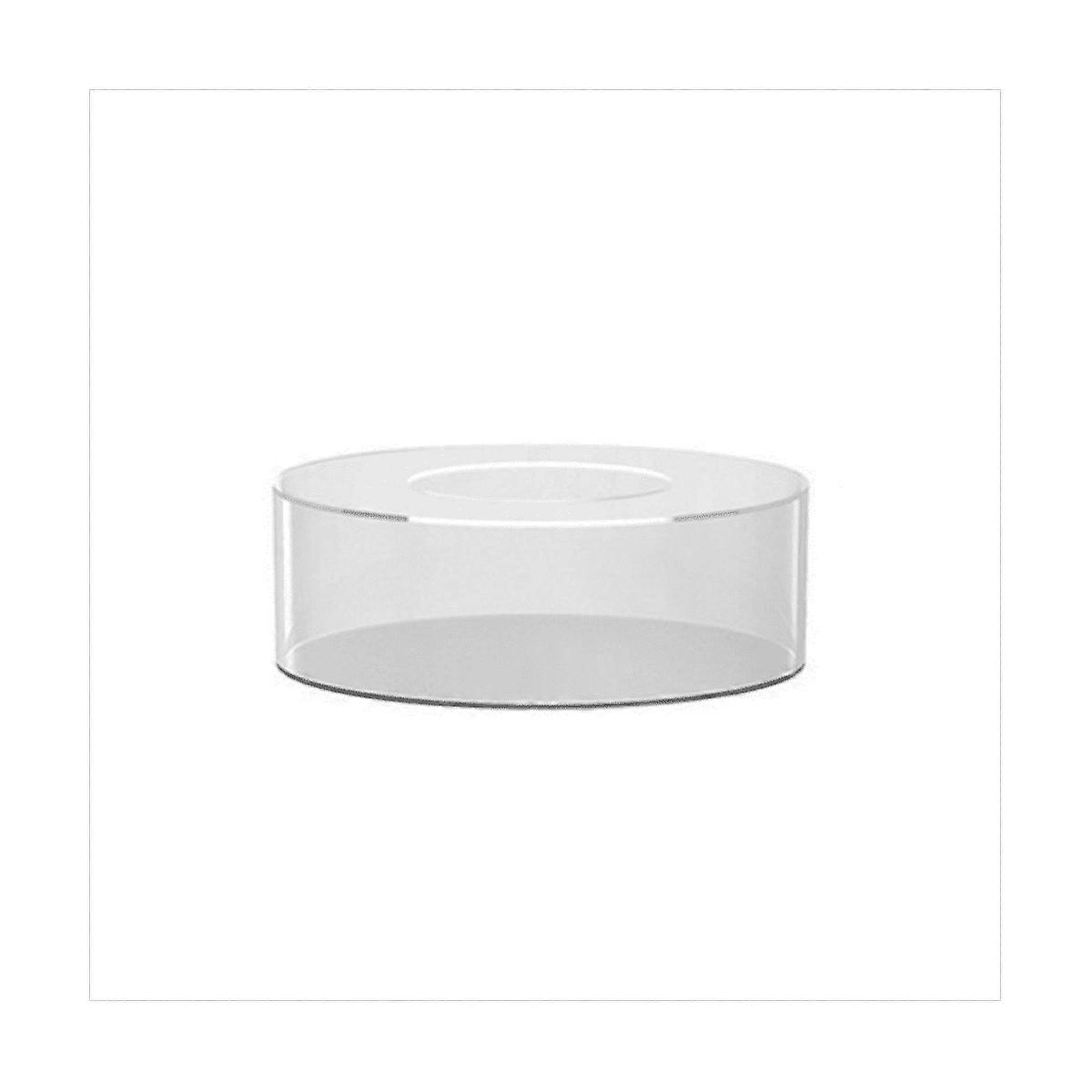 Acrylic Cake Display Board Round Cake Display Tray DIY Cake Refillable Board Base Clear Cake Stand Tools,Round 15X15X5CM