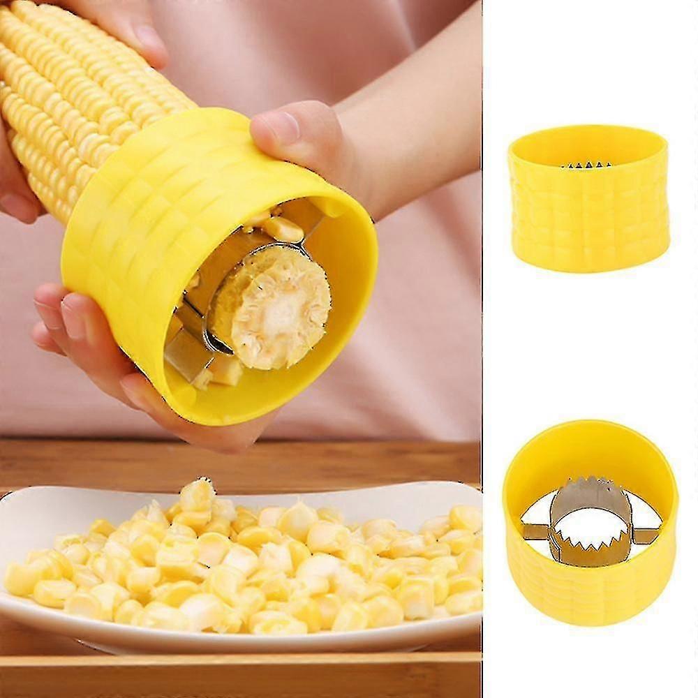 Kitchen Corn Peeler Stripper Cutter Thresher Corn Cob Remover Tool