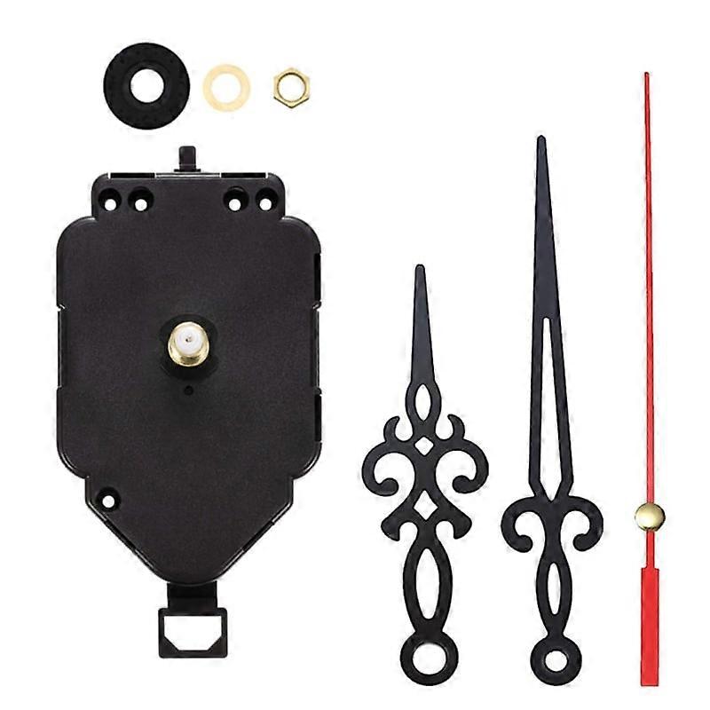 Quality Pendulum Clockwork Clock Movement Set with Metal Pointers for Clock Repair Parts DIY Project Accessories