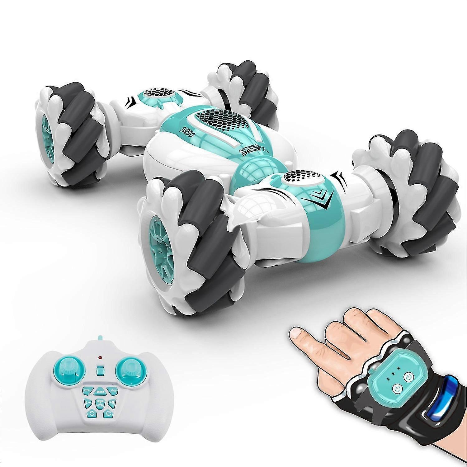 S-012 Rc Stunt Car Remote Control Watch Gesture Sensor Deformable Electric Toy Cars All Terrain Spee