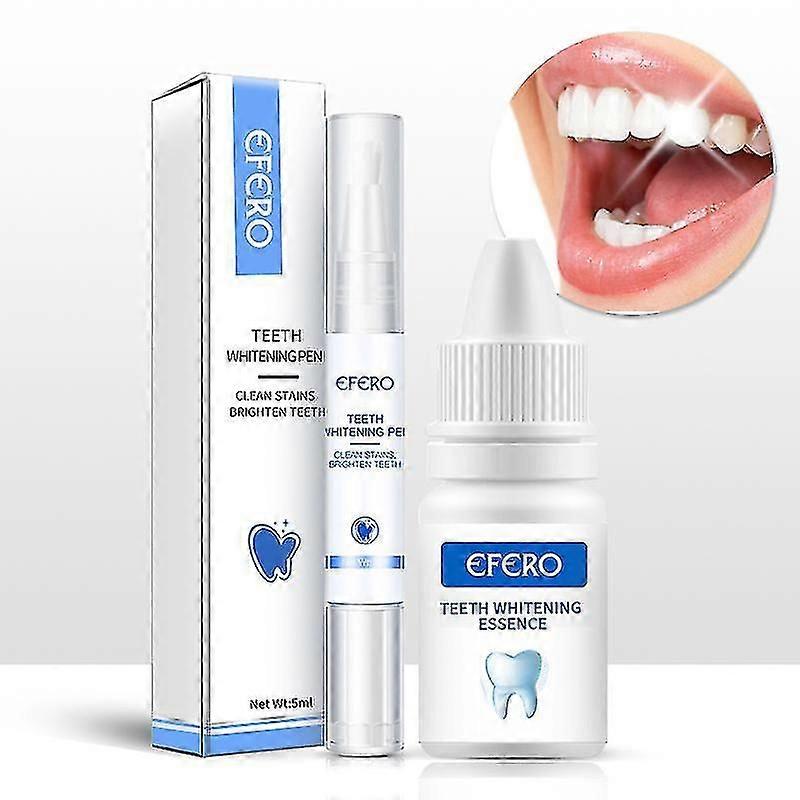 Efero تبييض الأسنان جوهر يزيل بقع البلاك تبييض الأسنان تنظيف المصل الأسنان البيضاء الأسنان نظافة الفم تبييض الأسنان القلم