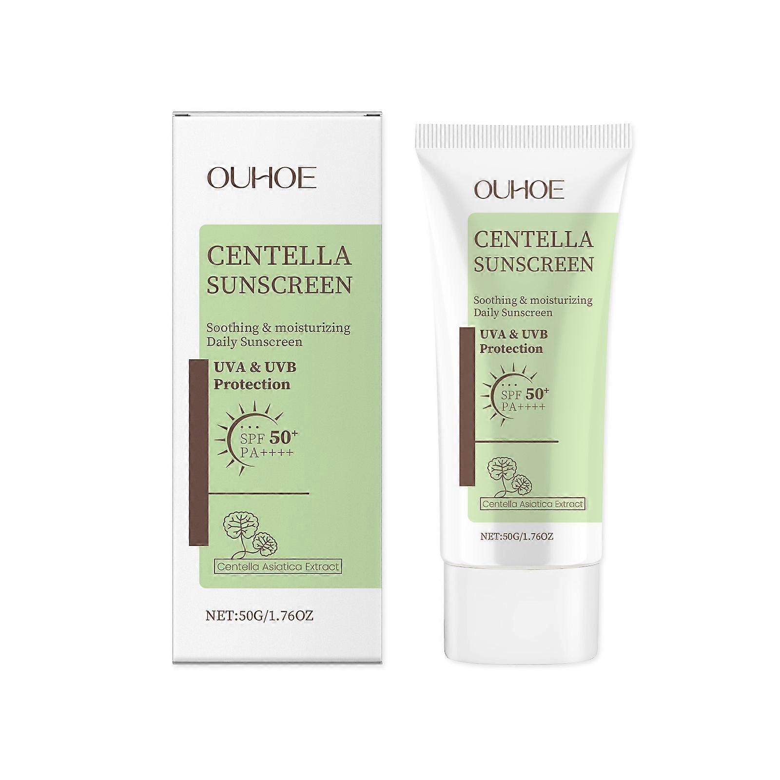 Ouhoe Centella Asiatica Protective Cream Is A Gentle And Moisturizing Outdoor Protective Cream That Blocks Ultraviolet Rays And Hydrates The Skin With
