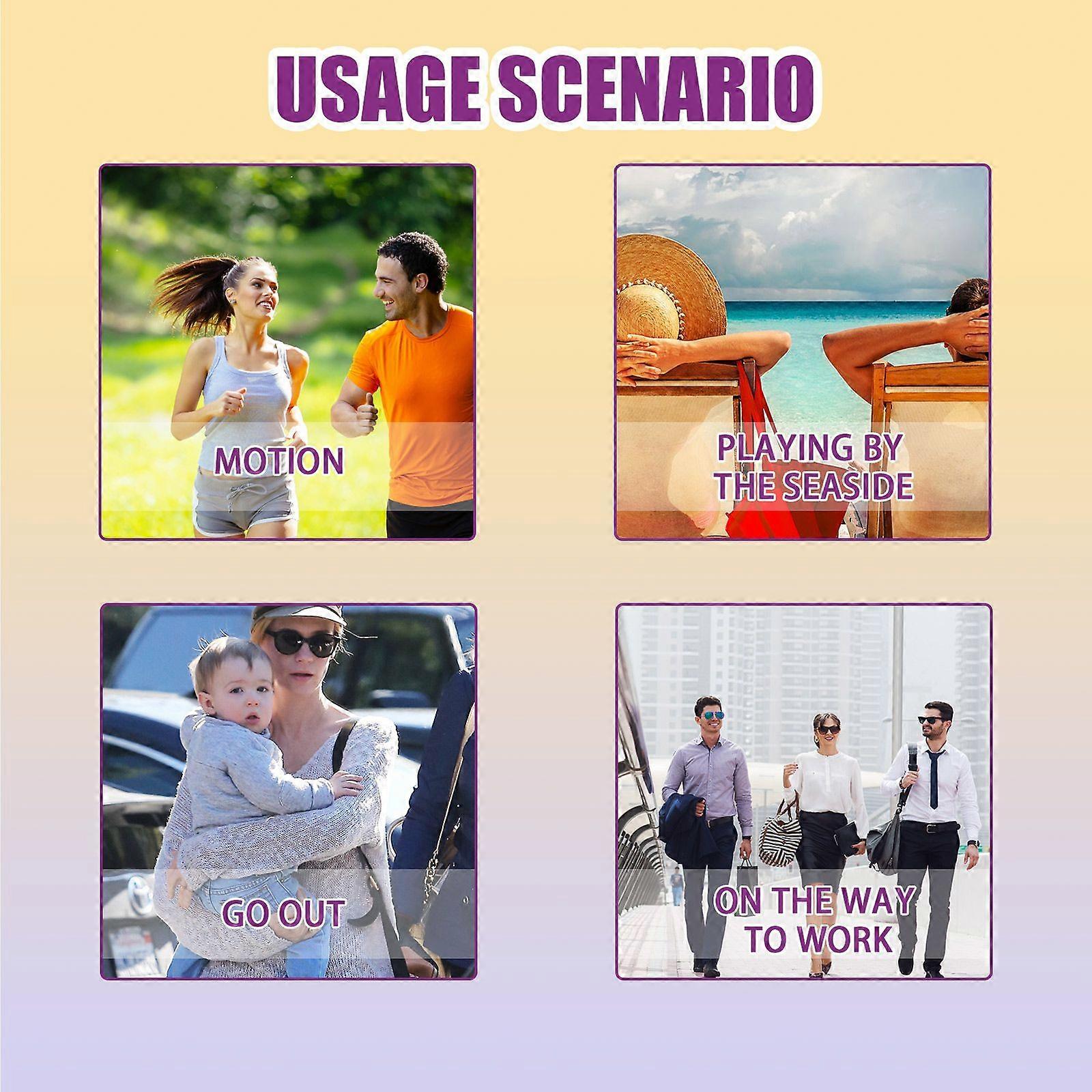 Ouhoe Uv Detection Patch For Facial And Body Skin Protection, Outdoor Uv Resistance Photosensitive Color-Changing Patch