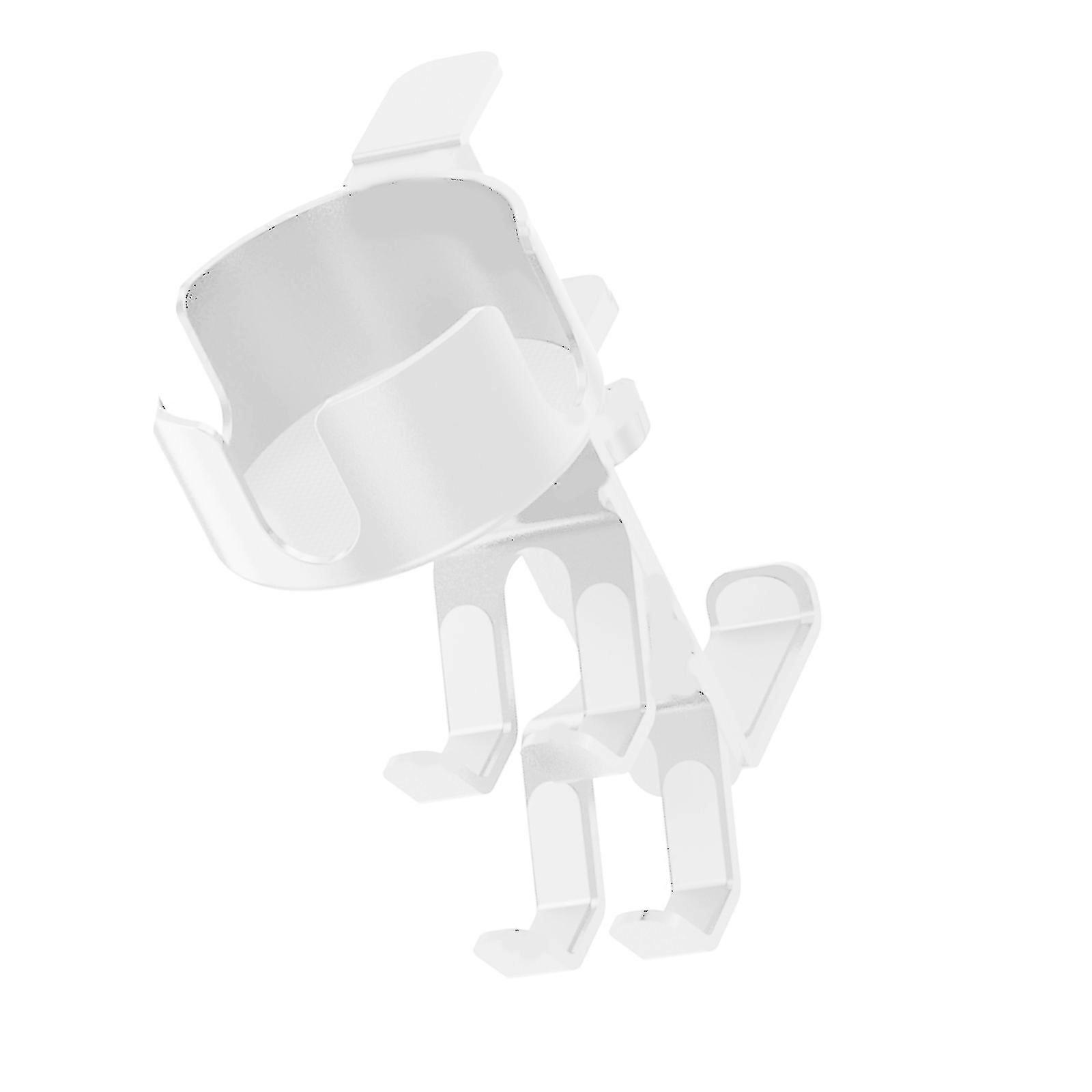 Innovative Desk Cup Holder With Headphone Hooks And Detachable Storage Tray For Enhanced Office Organization  White