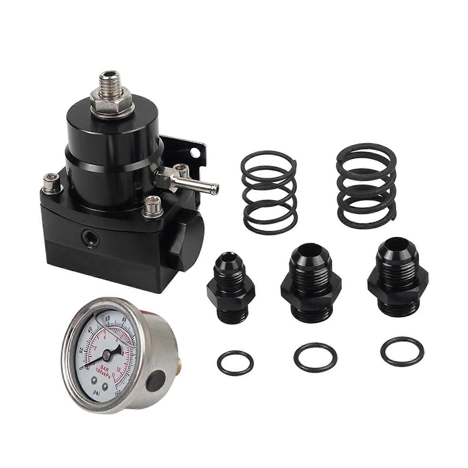 Adjustable Pressure Regulator Kit Vehicle Compact Maintenance AN8 Inlet