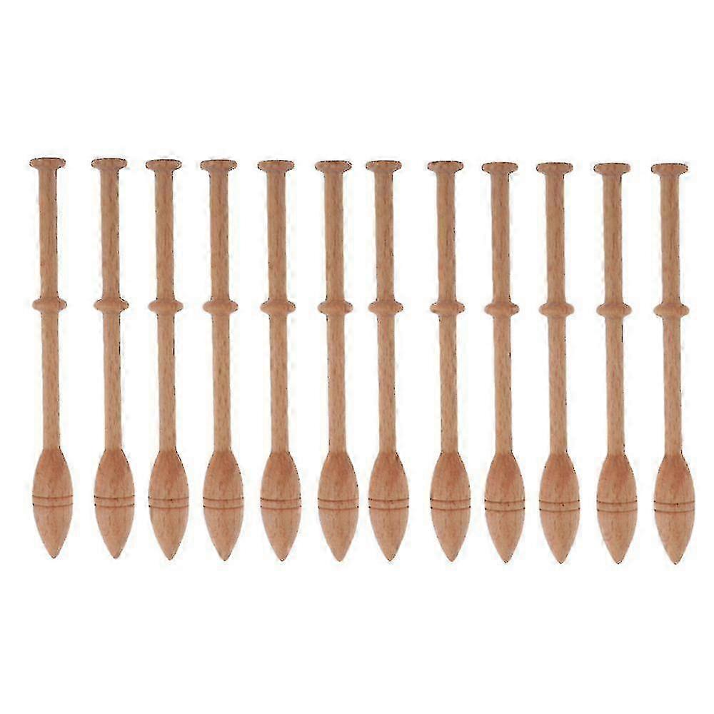 12 Pieces Wood Weaving Knitting Shuttle Shuttle Needle Shuttle Diy Tool