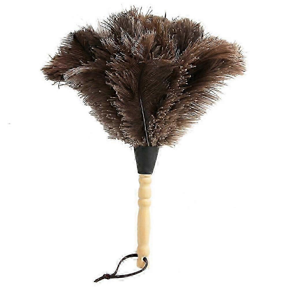 Feather Duster With South African Feathers, High Standard Quality Natural Ostrich Feathers, Gentle On Surfaces, Practical Versatile For Clea
