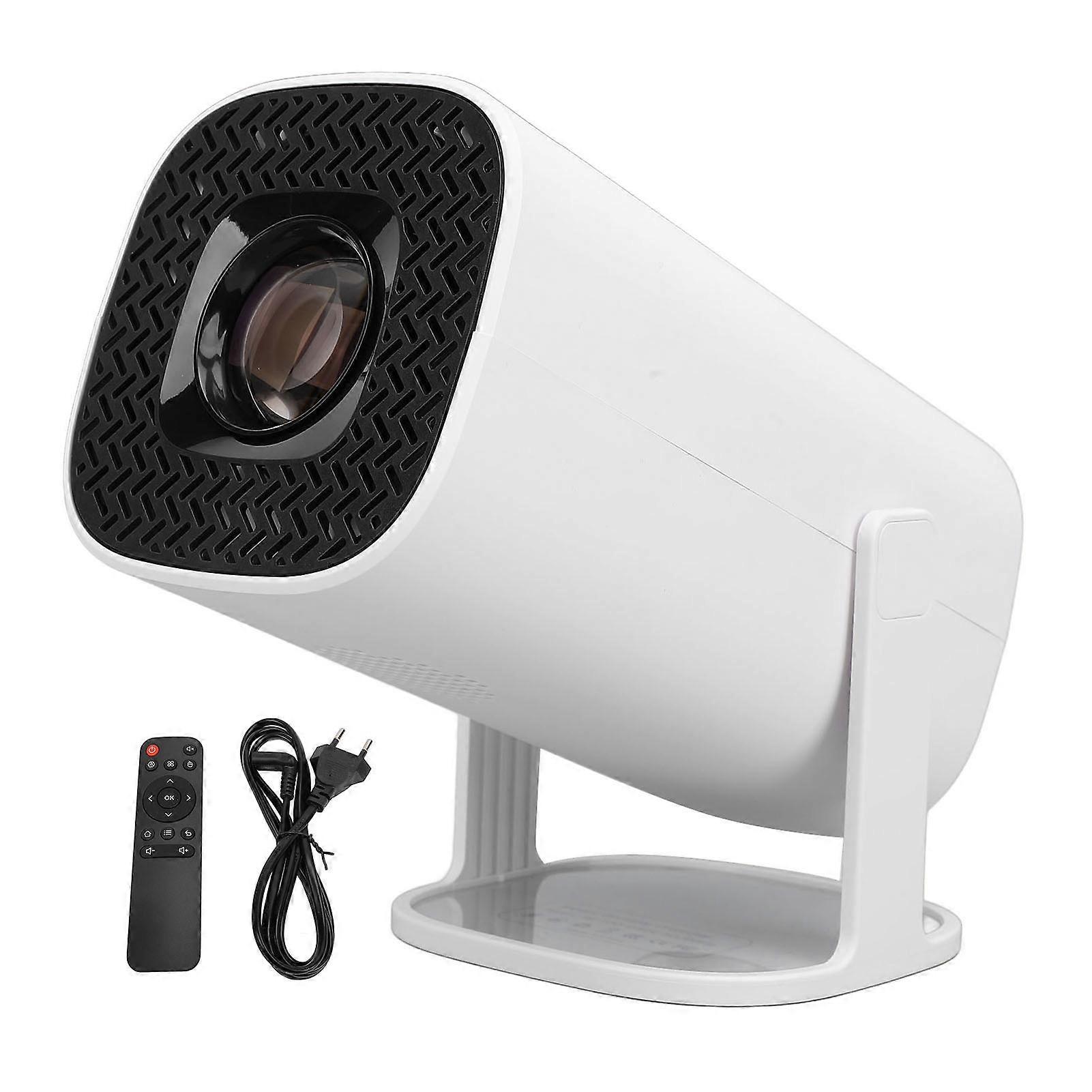 Smart Projector 4K HD Wireless Bluetooth Portable Outdoor Movie Projector EU Plug