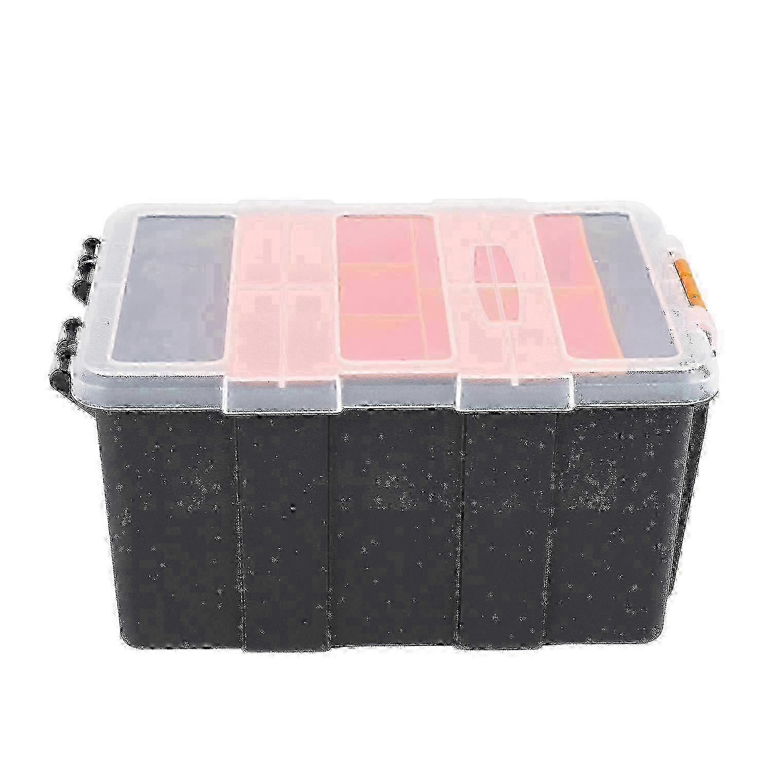 F-156D Portable Plastic Tool Parts Box Suitcase Electrician Tool Box Storage Tools Box Storage Box S