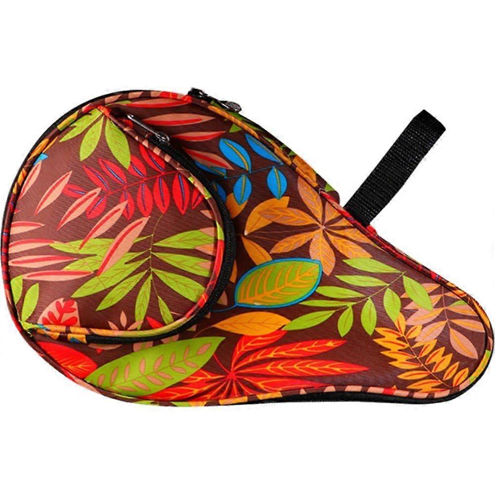 Table Tennis Bag Racket Storage Case Table Tennis Racket Case Pickleball Paddle Bag Oxford Cloth Red