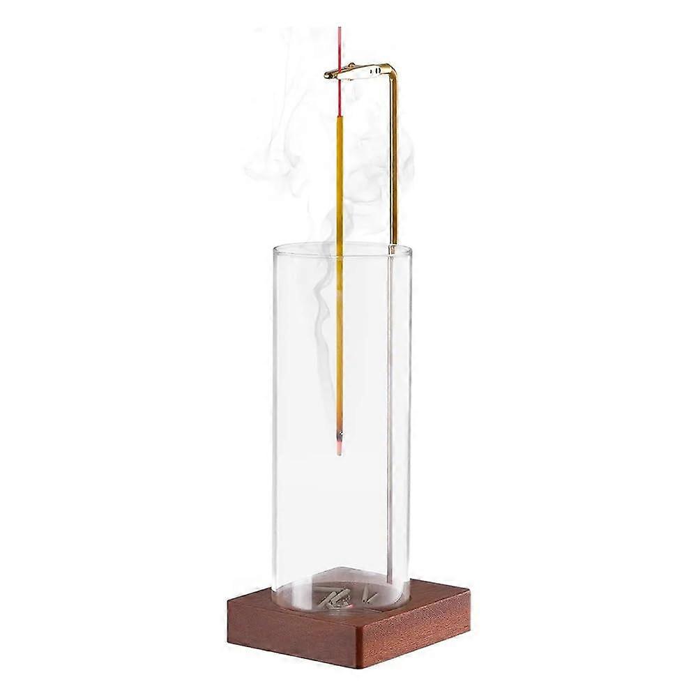 Incense Holder for Sticks with Removable Ash Collector, 10 Inch AntiFlying Ash Burner for Home