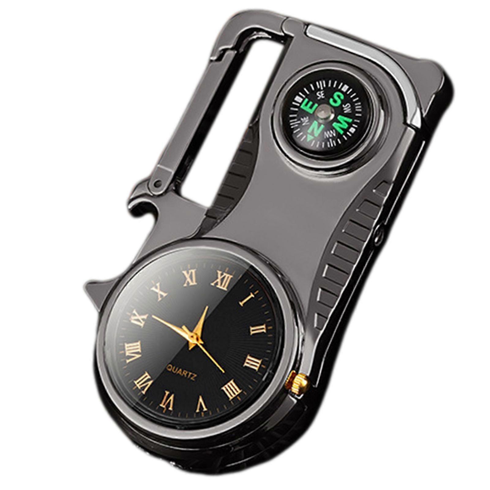 windproof butane torch lighter watch for camping 3-in-1 Versatility Present cfor Adventurous Men