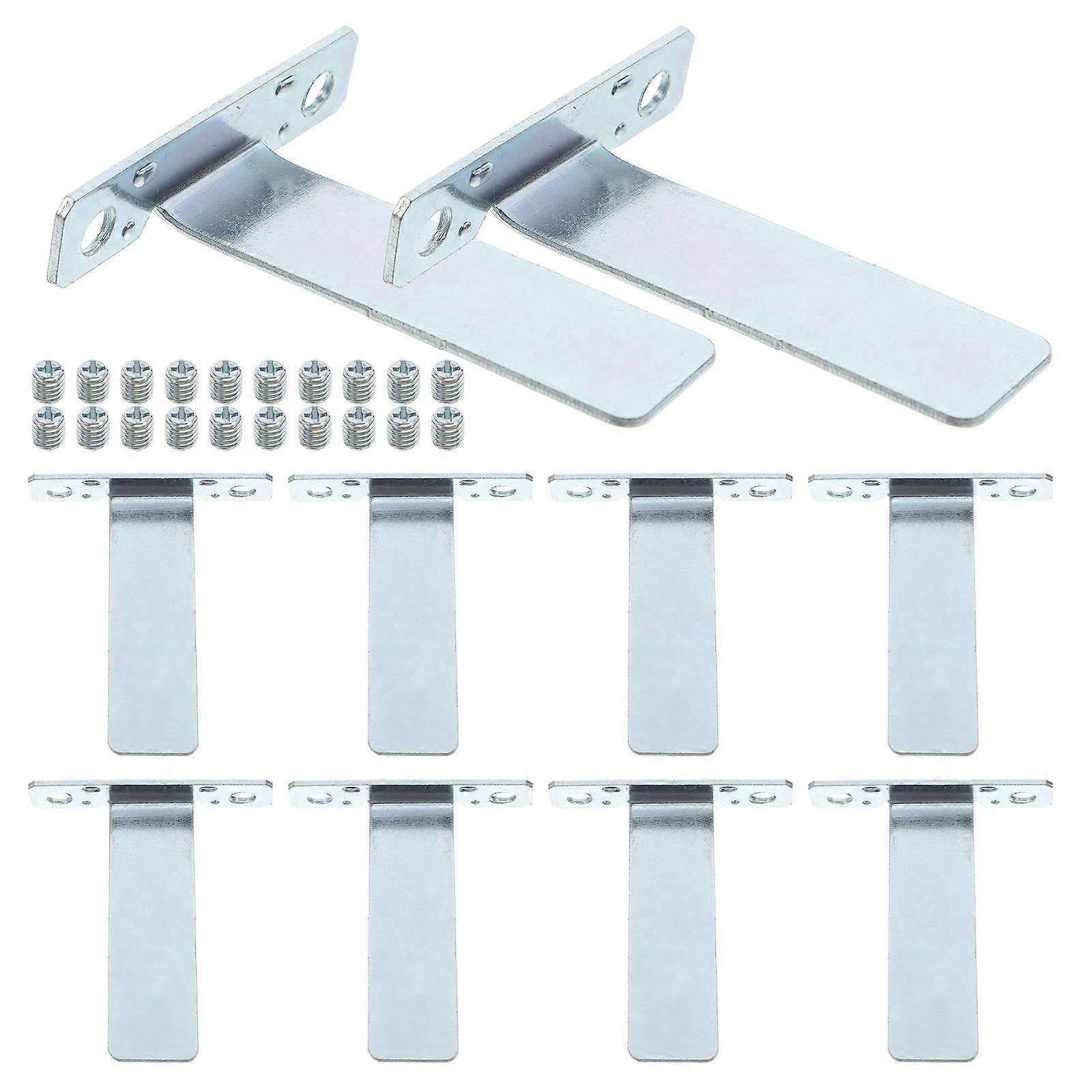 Picture Frame Easel Back Support for Frame Stability 1Set Silver Aluminum Alloy