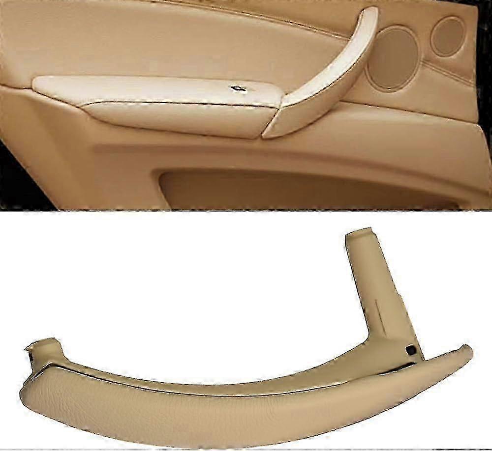 Left Leather Inner Door Handle Armrest Bracket For Bmw X5 E70 2007-2013 X6 E71/e72 2008-2014 Black