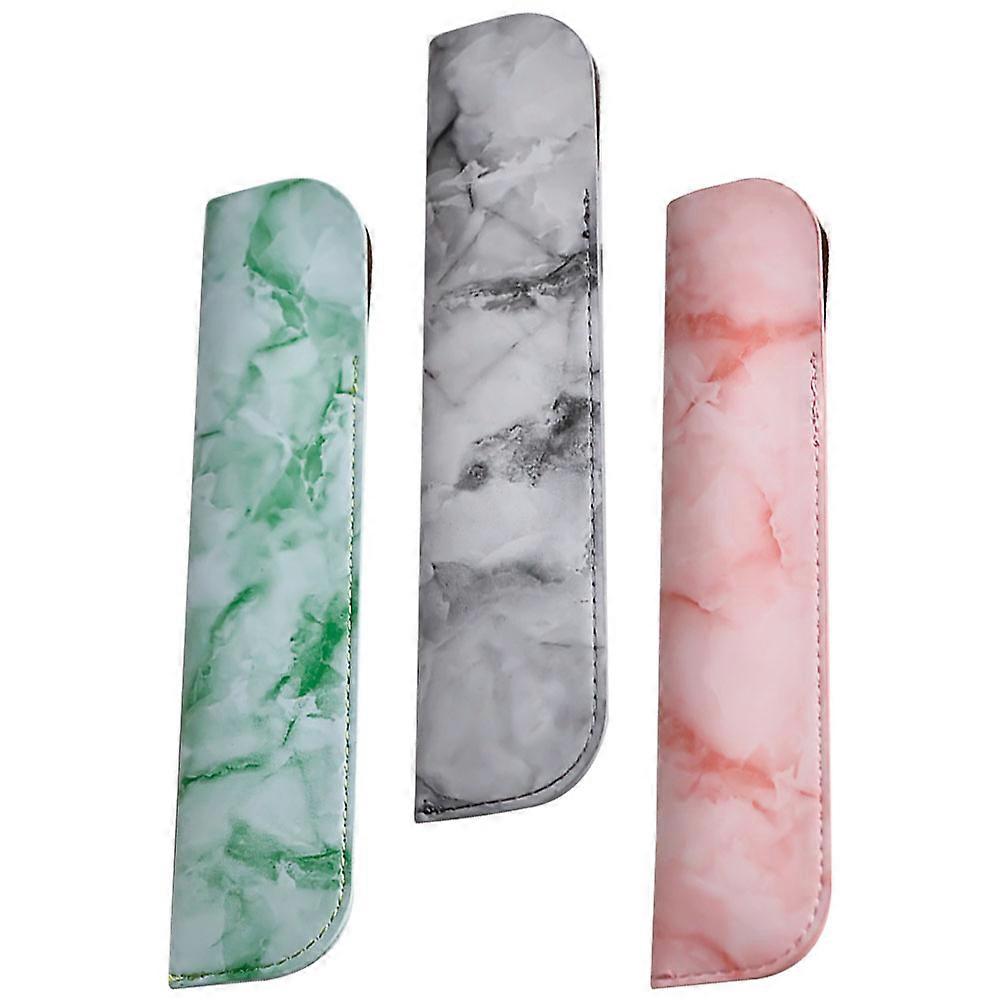 Single Pen Bags Protective Sleeve Gift Giving Grey 3Pcs