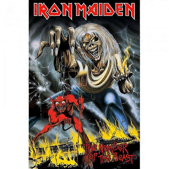 Iron Maiden Number Of The Beast Textile Poster