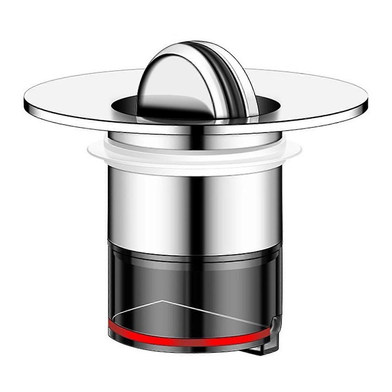 Flipping Top Sink Strainer With Detachable Filter Bathtubs Filter Plug Universals Basins Drain Stoppers Easy to Clean Multicolor