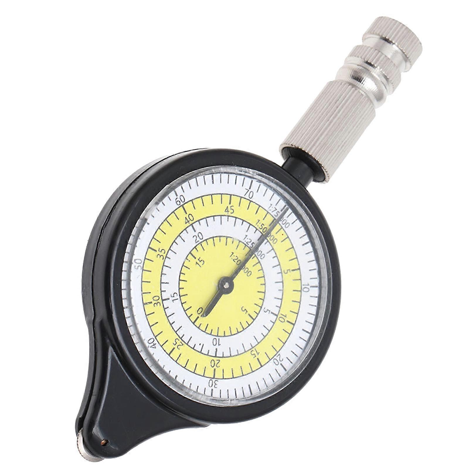 Map Measurer Mini Outdoor Map Measure Distance Calculator Mapping Tool Metal Measuring Wheel for Field Exploration Hunting
