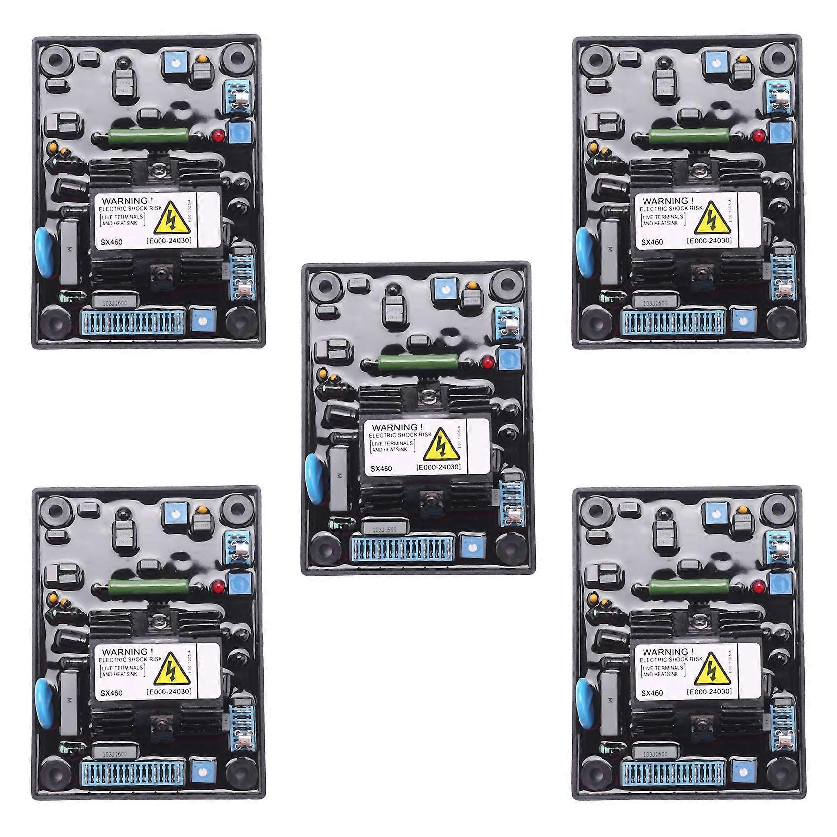 5X Automatic Voltage Regulator Avr Voltage Stabilizer Board Sx460 for Generator