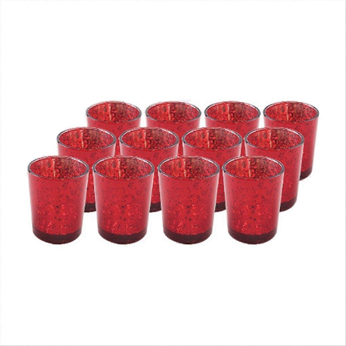 Electroplated Glass Candle Holder Star Candle Cup Candlestick D