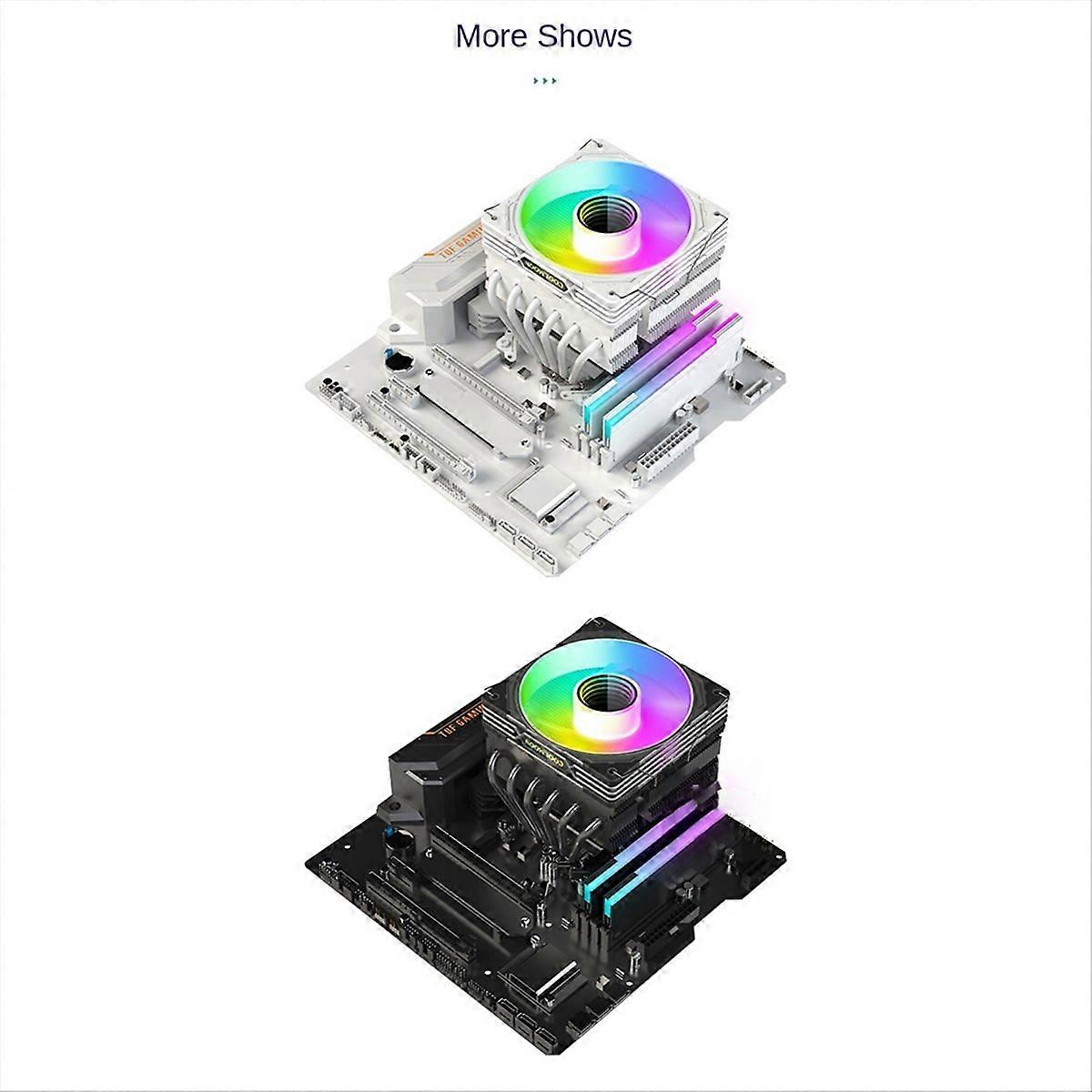  T600 CPU Cooler Six Copper Tube Radiator CPU Radiator,B