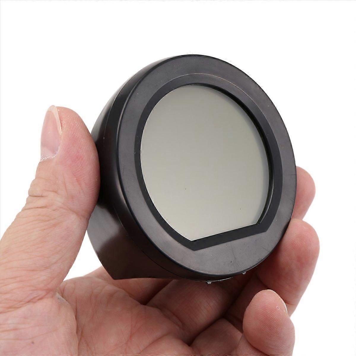 Car Solar Clock Thermometer with Backlight