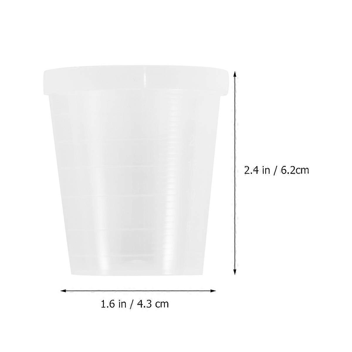 Measuring for Measuring Use 50Pcs Transparent