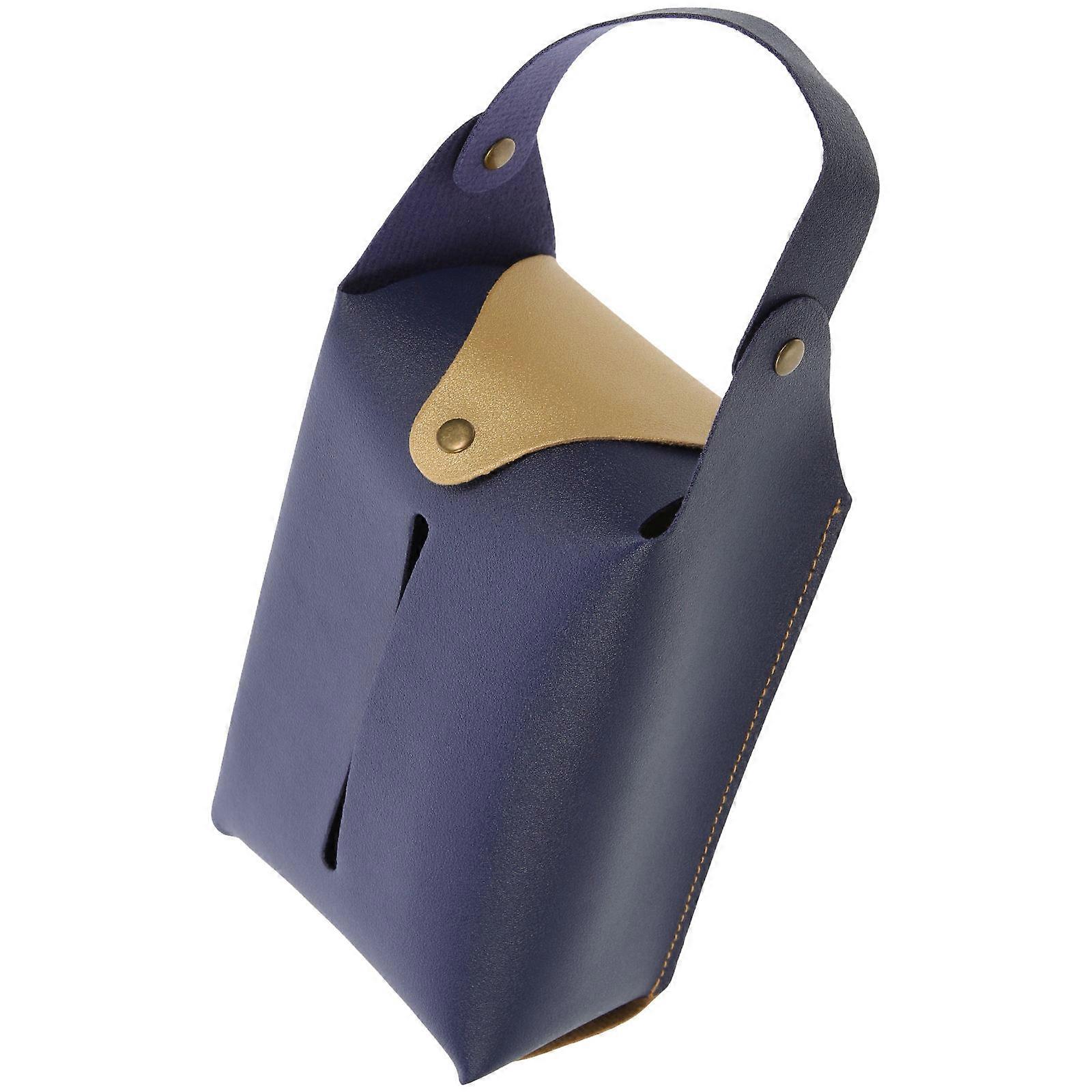 Tissue Storage Box for Storage Use 4Pcs Black Car Tissue Holder