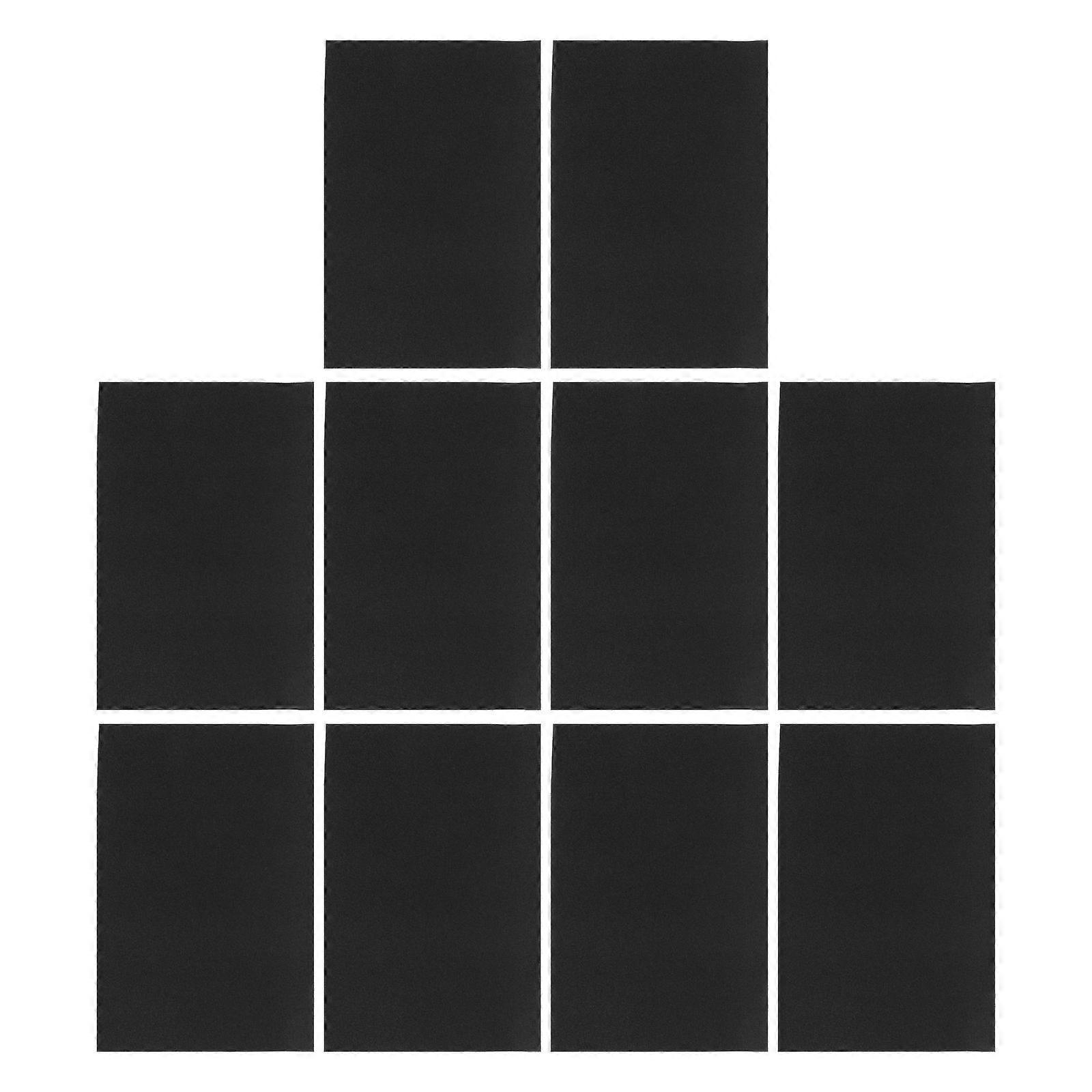 Black Sand Paper Sanding Sheets for Craft 10Pcs Versatile Art Tool for DIY