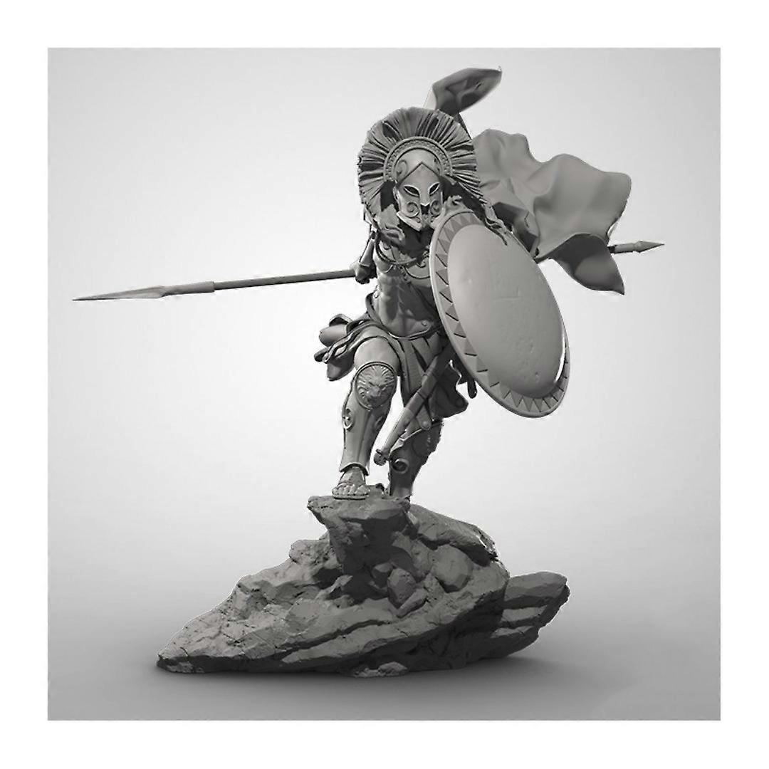 1/24 Scale Resin Figure Spartan warriors charging with spears and shields Model Kit Unassembled and Unpainted 3D printing toy