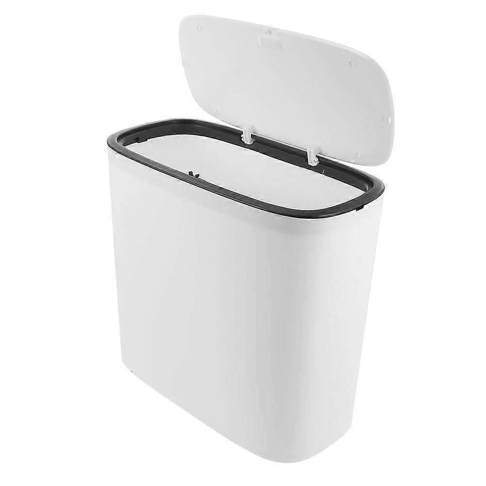 Trash Bin Plastic Garbage Can for Household Use Office Bedroom Garbage