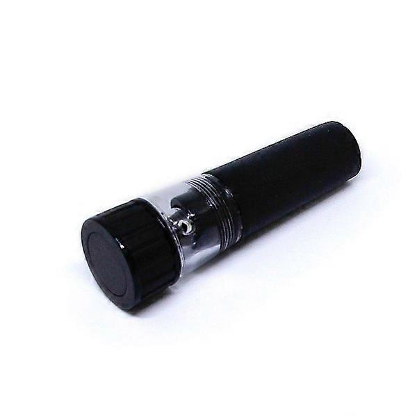 Vacuum stopper for wine bottle with pump single Black