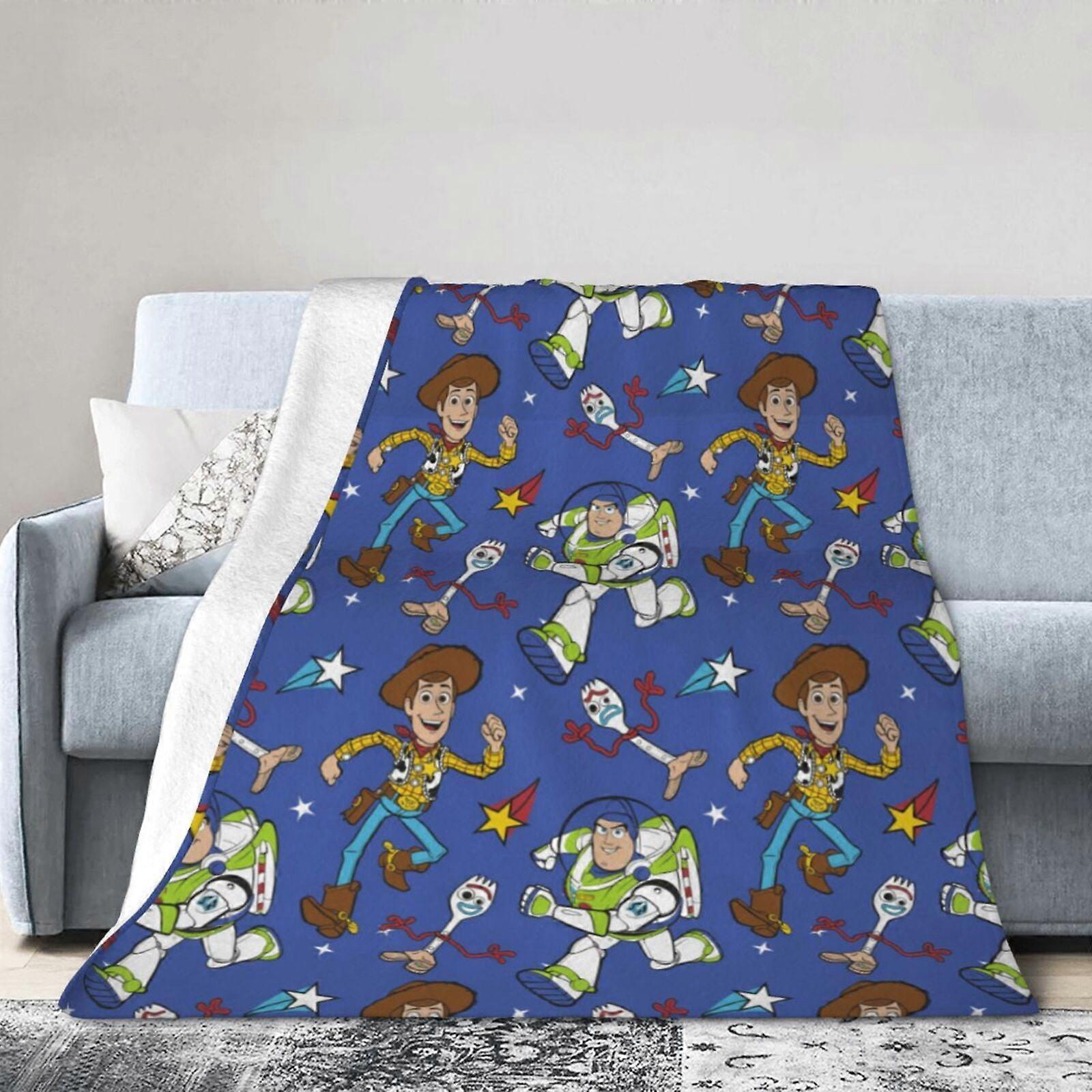 ToY StorY Ultra-Soft Micro Fleece Blanket 3D Print, 80"x60" Couch Sofa Bed Throw, Warm All Season Gift for Kids Adults