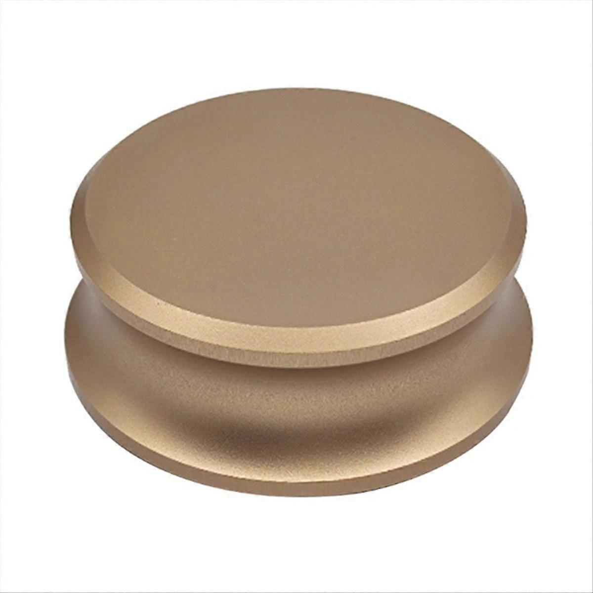 Record Weight Stabilizer Disc Balanced Clamp for Turntable LP(Gold)