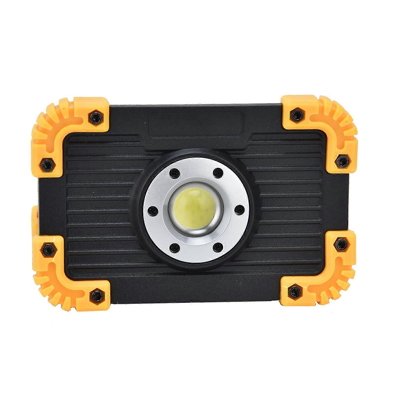 Rechargeable LED Work Light with Three Lighting Modes, Mini COB Flood Light for Camping and Emergency