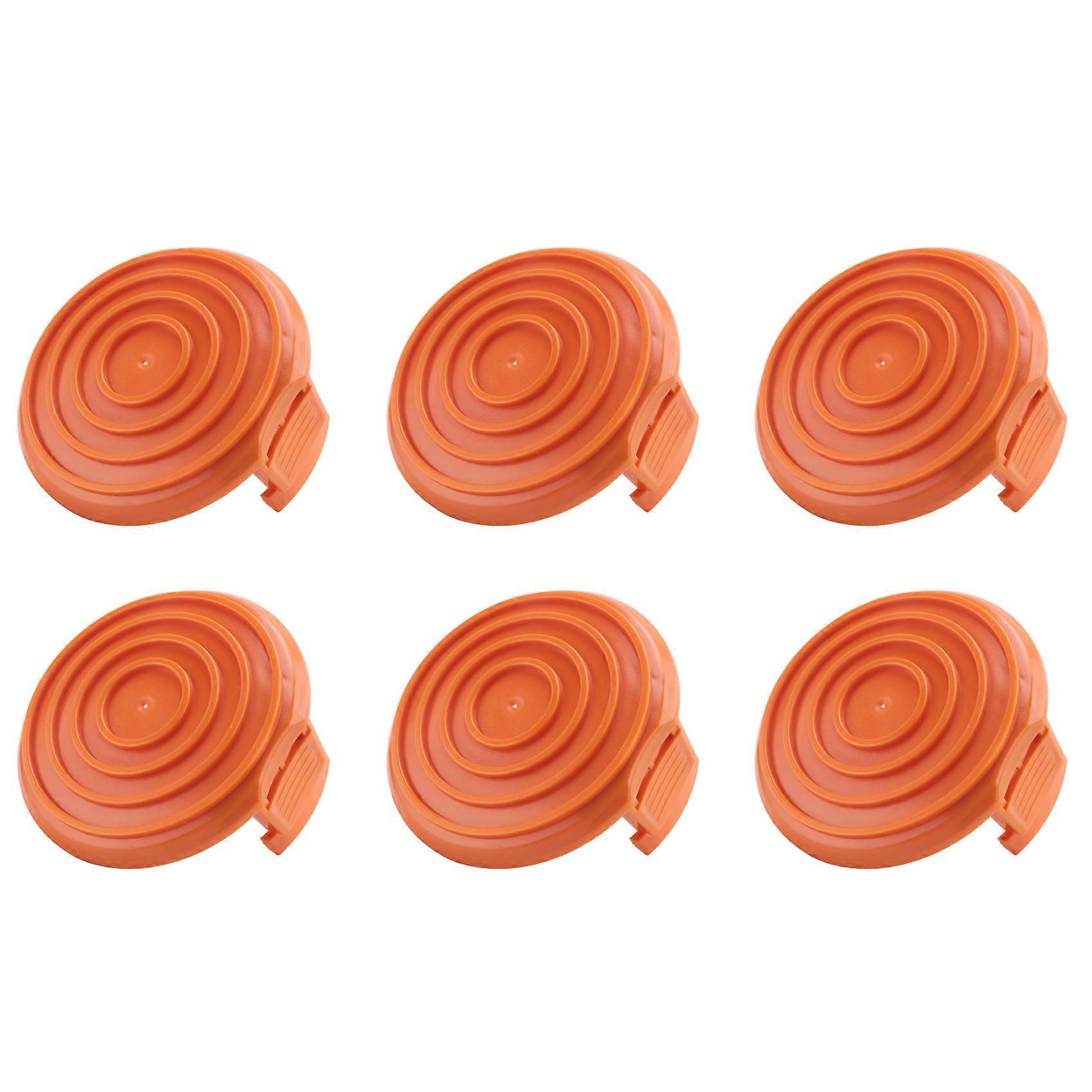 6X 50019417 Grass Trimmer Spool Cap Cover for WORX Corded Electric String Trimmers Part Replacements