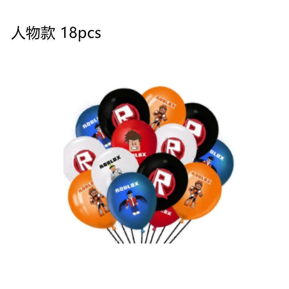 Roblox Virtual World Theme Party Decoration Roblox Disposable Cup Plate Set Flag Pulling