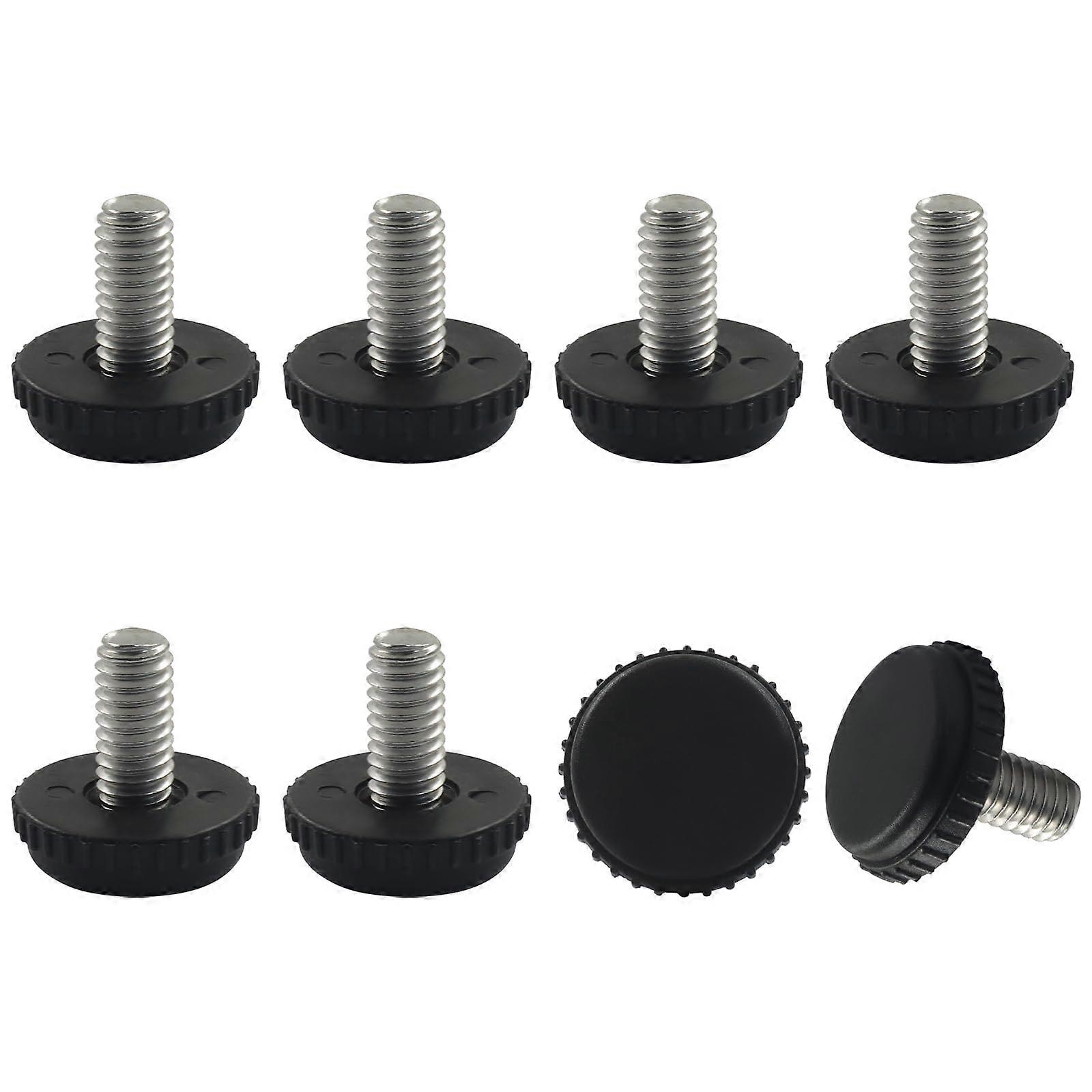 Furniture Leveling Feet Set of 8, Adjustable Steel Leg Levelers with NonSlip Base for Tables and Chairs