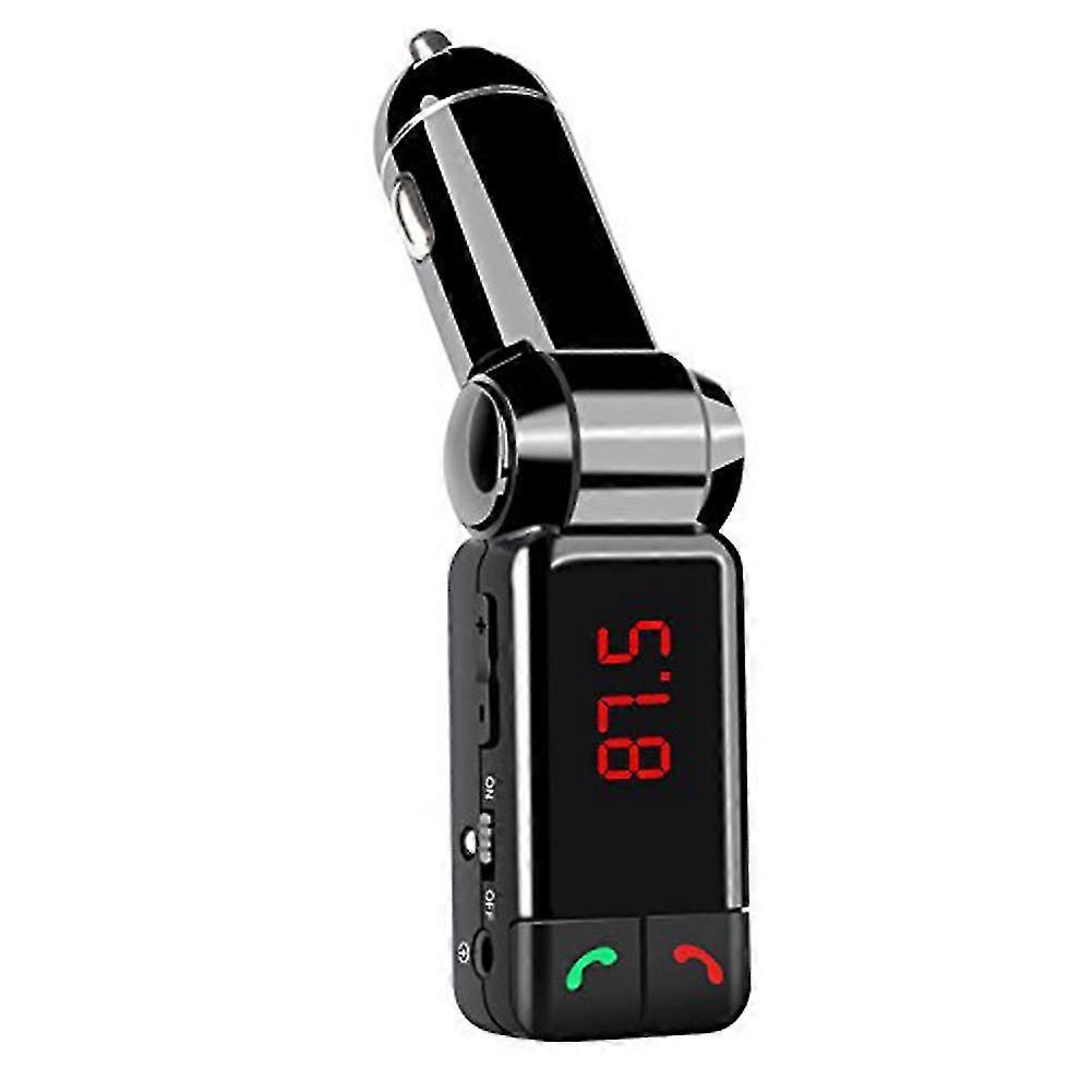 Car Bluetooth-compatible Lcd Mp3 Player Sd Usb Charger Handsfree Aux Input
