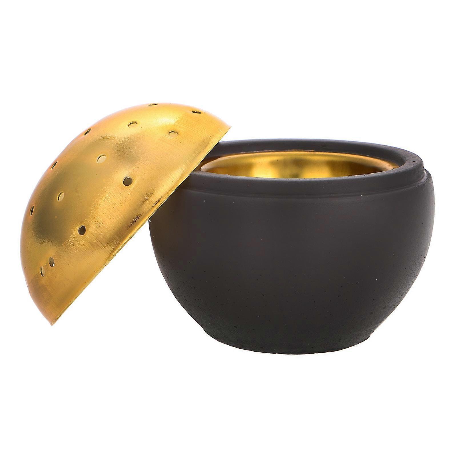 Handheld Cement Incense Burner for Aromatherapy and Decoration