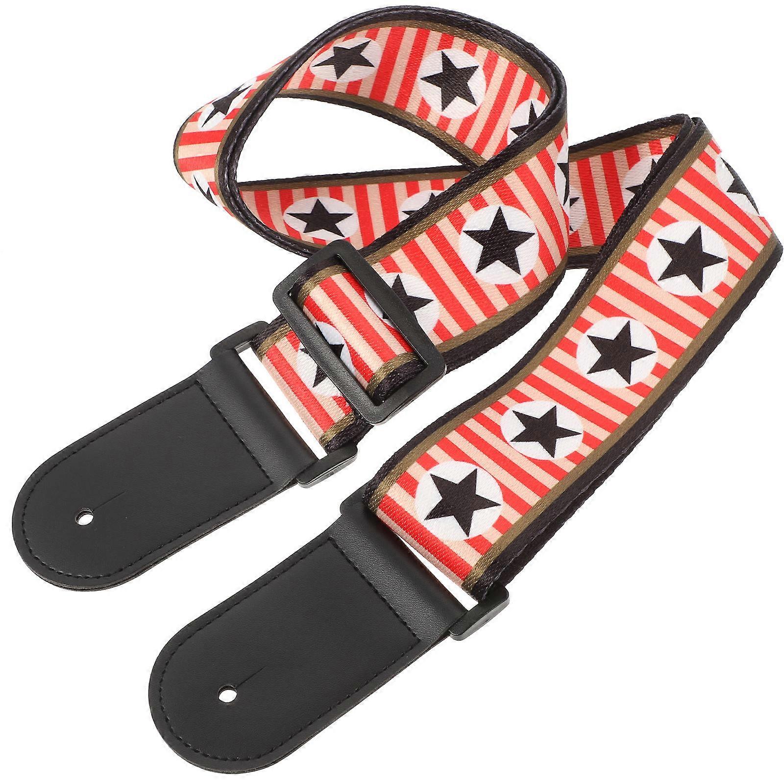 Creative Electric Guitar Strap For Musicians With Rock Style And Adjustable Function 1Pack