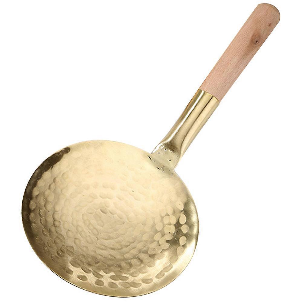 Copper Tofu Scoop Kitchen Spoon Convenient Multi-Function Ladle