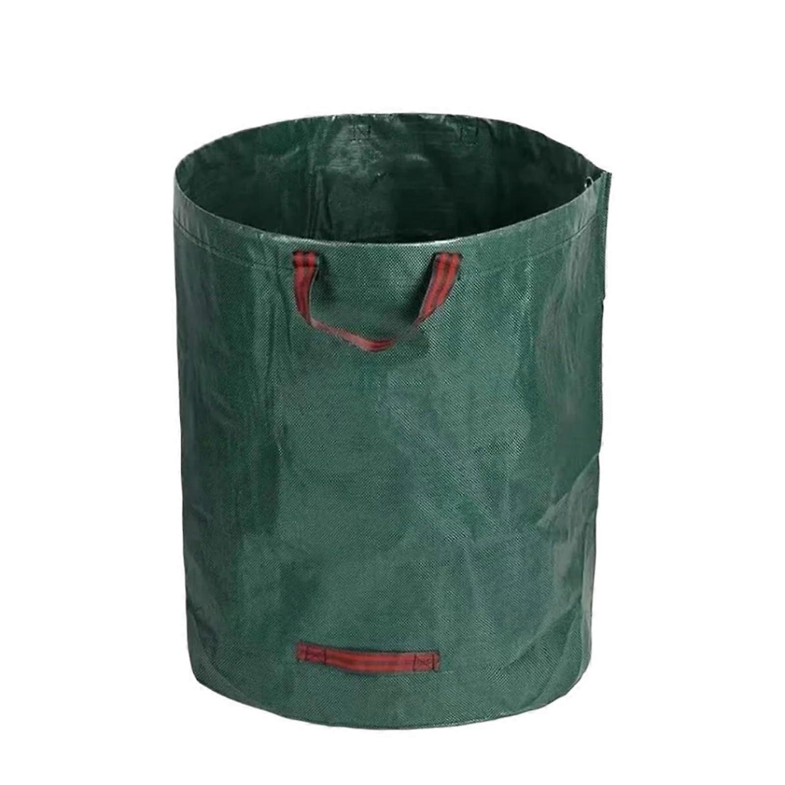 Garden Waste Bag 60L Large Capacity Reusable Leaf Sack Foldable Yard Trash Collection Bag