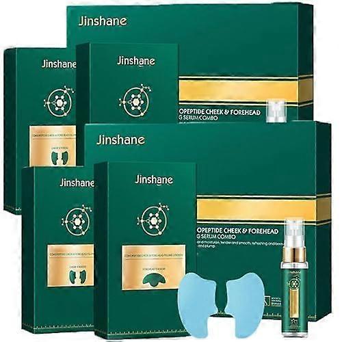 Collagen Face Mask Set with Deep Hydration and Lifting Smooth Effect for Forehead and Cheeks