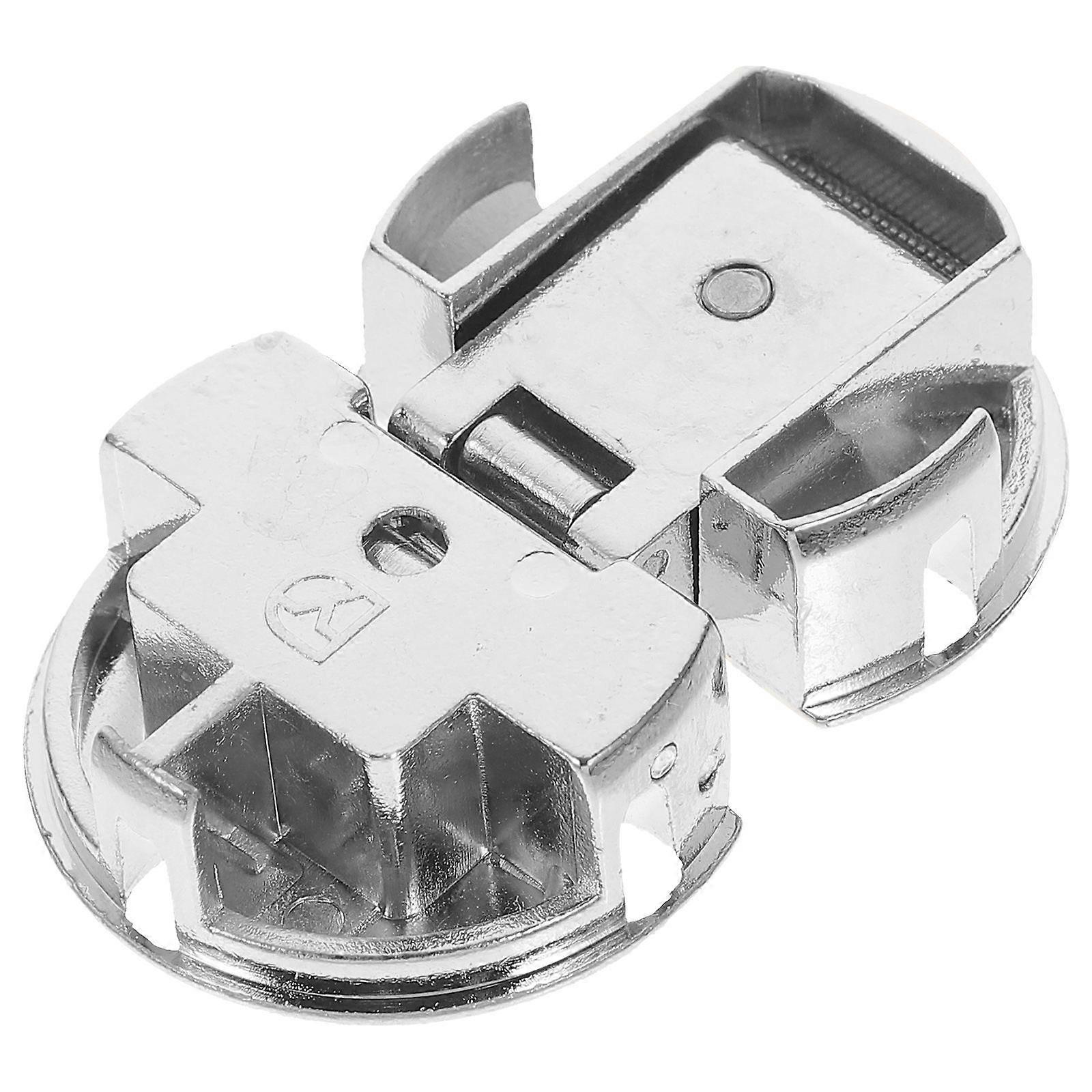 Zinc Alloy Hinge Half Round Hinge Practical Turning Hinge Dinner Table Hinge Silver