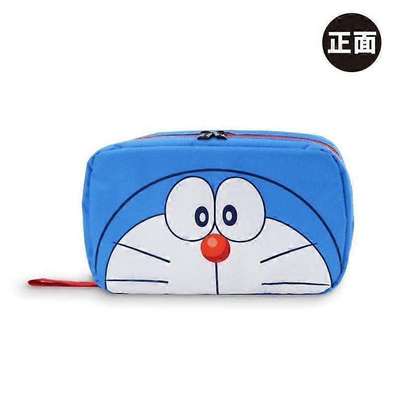 Doraemon Wash Bag High-value Creative Animation Printing Foldable Large-capacity Portable Multi-functional Dustproof Storage Bag