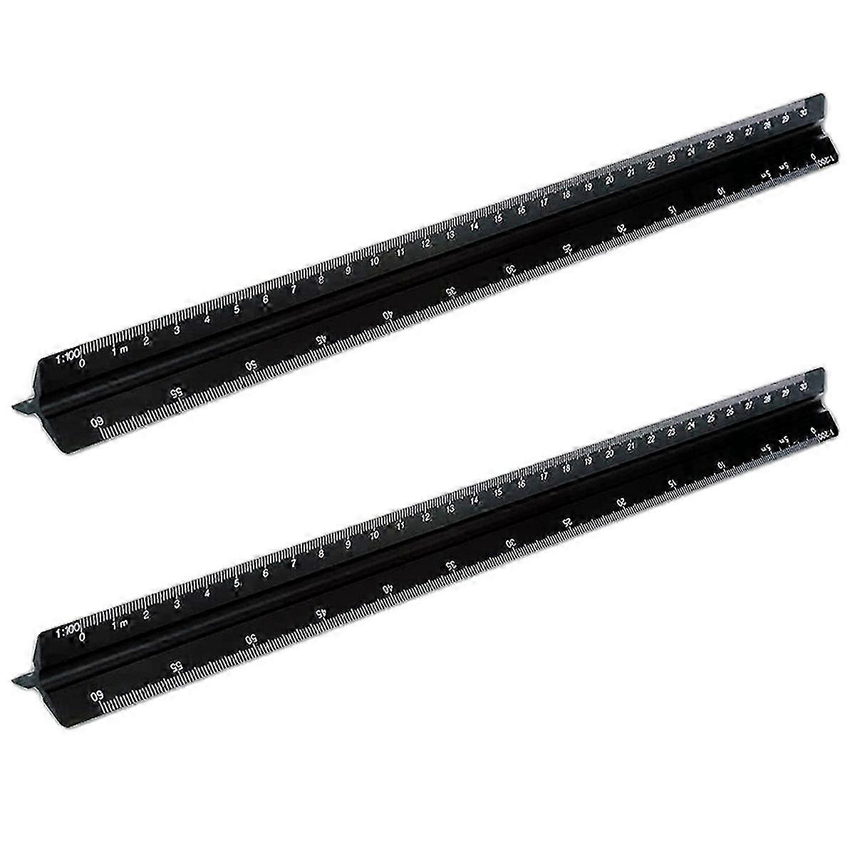 Architectural 30 cm Ruler Various Scales 1:20, 1:25 for Architects